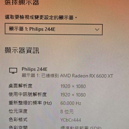 Philips  飛利浦 24吋 顯示器#244E1  內置2喇叭2 W x 2
