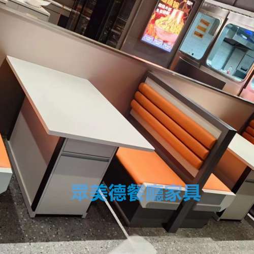 眾美德餐飲家具定制，料理店餐桌椅卡位梳化，防火證書傢私訂造