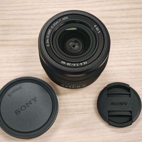 95%新 Sony FE 28-60mm F4-5.6 SEL2860 全片幅細Kit鏡 輕巧 Sony A7 A9 A1 A7C專用...