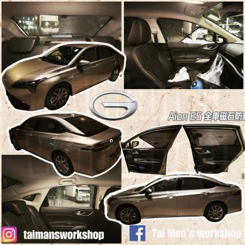 AION ES 全車防曬磁石窗網