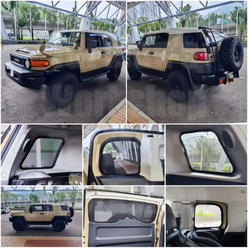Toyota Land cruiser 全車防曬磁石窗網