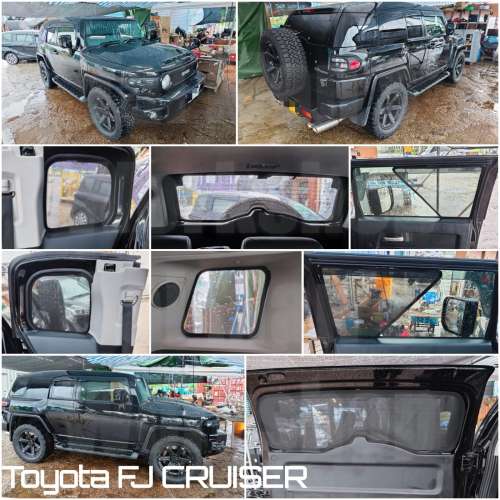 Toyota Land cruiser 全車防曬磁石窗網