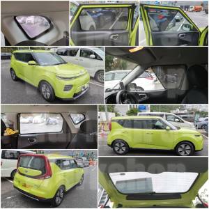 KIA SOUL 全車防曬磁石窗網