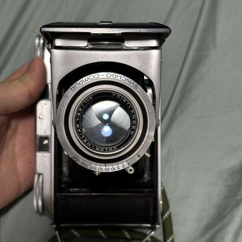 稀有福倫達鏡頭Voigtlander Bessa II Camera Color- Heliar 3.5/105mm 6x9 120相機