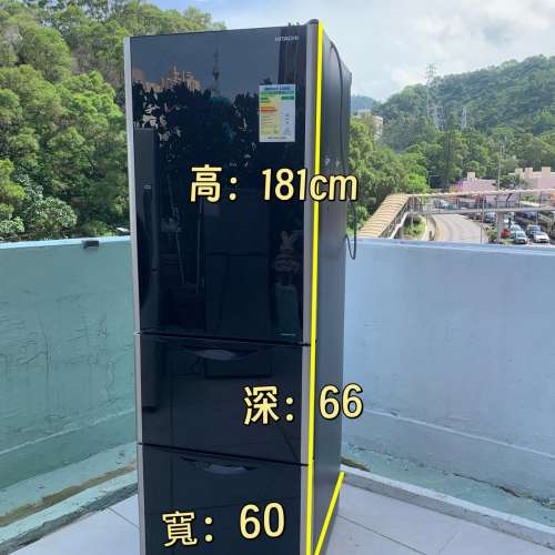 💥聖誕優惠大減價💥落單即減$200❤️雪櫃 日立 R-SG38FPH (黑影玻璃面) 375公升 可...