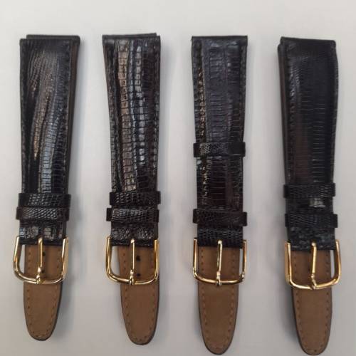 ( 最後四條, 靚到飛起 ) 全新Seiko 20mm啡色真蜥蝪皮帶 ( 每條計 )