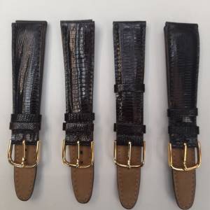 ( 最後四條, 靚到飛起 ) 全新Seiko 20mm啡色真蜥蝪皮帶 ( 每條計 )