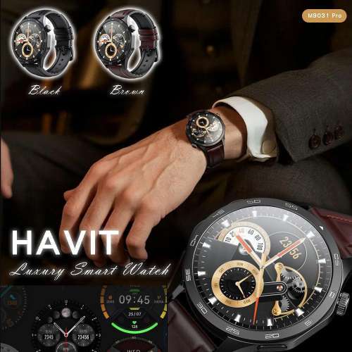 12月13日截🌸超型格智能運動手錶🏊🧗🟡Havit 🇭🇰 M9031 Pro 智能AI多功能手錶🟡內...