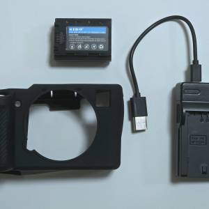 Sony A7C 矽膠保護套 連 代用電池 (not NP-FZ100)