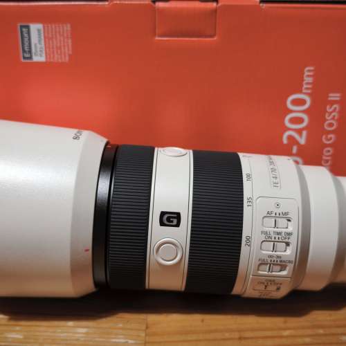 Sony FE 70-200mm F4 Macro G OSS II 99.9% new