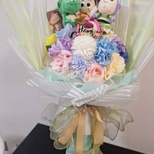 玩具總動員畢業花束