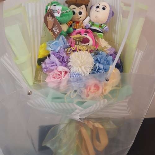 玩具總動員畢業花束