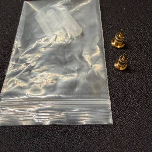 黃銅PVD鍍金雙層耳機孔防塵塞(3.5mm, 4.4mm)