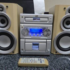 日本名牌JVC 靚聲 微型音響 mini hi fi 迷你音響 收音擴音機 (Enhanced 加強板) 小...