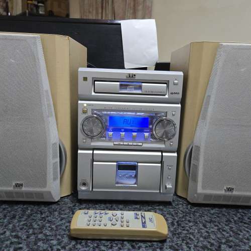 日本名牌 JVC 靚聲 微型音響 (低音突出) mini hi fi 迷你音響 (Enhanced 加強板) 超...