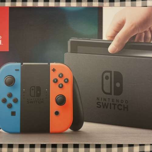 Switch 1 任天堂遊戲機套裝 行貨 99%新 全新一樣 只試玩了幾次便放回盒中 所有配件...