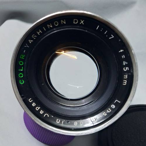 Yashica 45mm  F1.7  Color-Yashinon DX  已改m42 螺絲牙(要配合 對焦筒用)