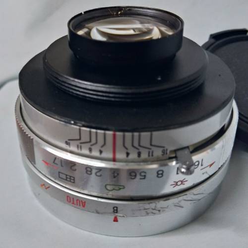 Yashica 45mm  F1.7  Color-Yashinon DX  已改m42 螺絲牙(要配合 對焦筒用)