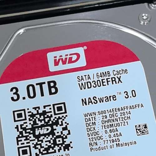 Synology DS214Play 連 WD 3T x2