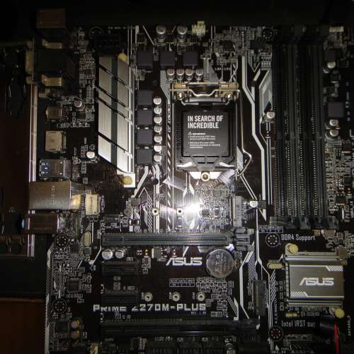 ASUS  PRIME Z270M-PLUS  Micro-ATX主版 (正版Window10Pro) Socket 1151  支援6、7...