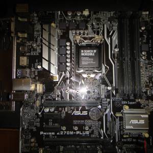 ASUS  PRIME Z270M-PLUS  Micro-ATX主版 (正版Window10Pro) Socket 1151  支援6、7...