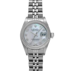 Datejust 16220 White Men's