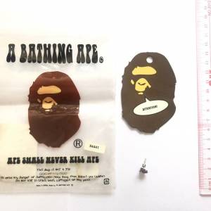 $500 全新真品 Authentic Bape earring Silver 純銀 猿人 耳環一隻