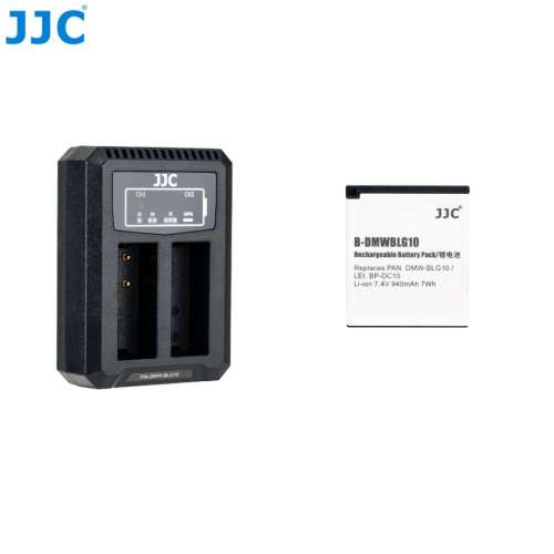 JJC LEICA BP-DC15 Fully Decoded Lithium-Ion Battery Pack With USB Charger 代用...