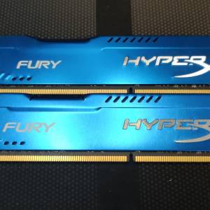 Kingston FURY 8GB DDR3 1600（HX316C10F/8) 兩條 共 16GB