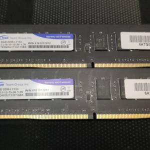 Team  Desktop Ram 8GBx2 共16GB DDR4 2133