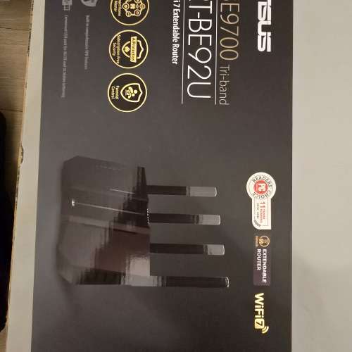 Asus Wifi7 router BE9700 RT-BE92U 3 頻無線路由器