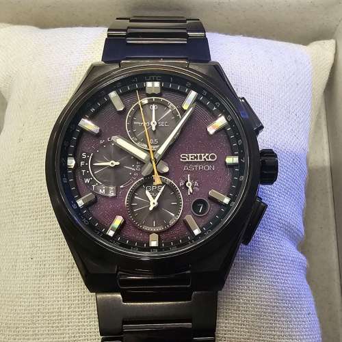 Seiko Astron GPS Solar limited edition 紫星空全球限量版，人造衛星定位太陽能位