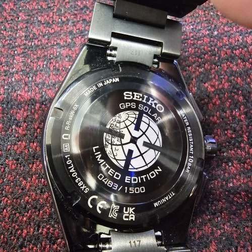 Seiko Astron GPS Solar limited edition 紫星空全球限量版，人造衛星定位太陽能位