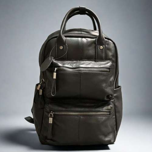 New真皮韓版牛皮書包背囊 leather Korean style cowhide schoolbag backpack