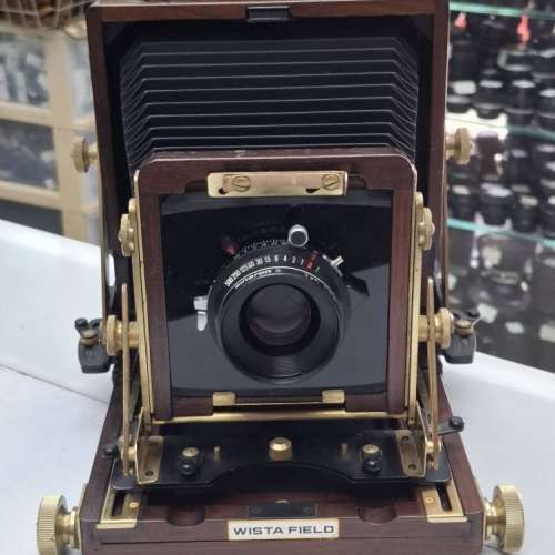 WISTA FIELD ROSE WOOD 4X5  SINAR SINARON S 150MM F5.6 MC 超光磨砂對焦 風琴全新