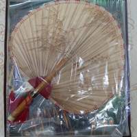 全新新會葵扇 葵扇 扇子 新會葵鄉傳統工藝品 – 節節高 / 年年有餘