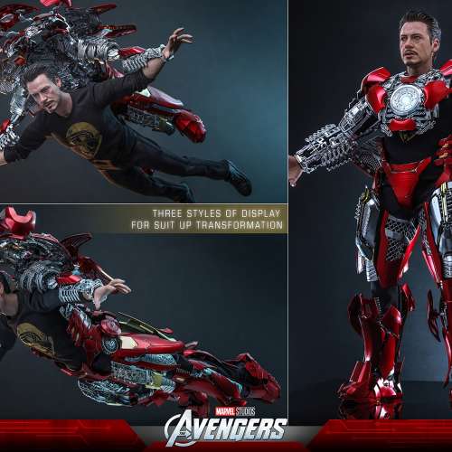 [全新現貨]Hot Toys The Avengers 1:6 Tony Stark (Mark VII Suit up Version) wit...