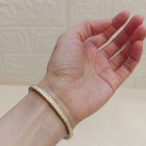 💰議價請移玉步💰No Bargain   😍 Vintage  Swiss Made 「ETERNA」彈力手錶鏈古董...