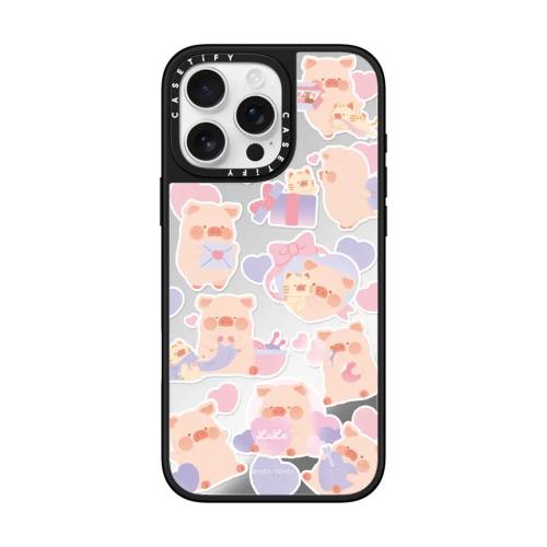 新款未用過✨Casetify Lulu The Piggy Sticker Case 強悍防摔支架手機殼 MagSafe 兼容