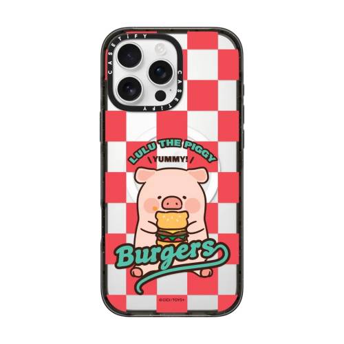 全新未用過✨Casetify YUMMY BURGERS BY LULU THE PIGGY 強悍防摔手機殼 MagSafe 兼容