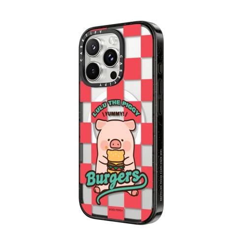 全新未用過✨Casetify YUMMY BURGERS BY LULU THE PIGGY 強悍防摔手機殼 MagSafe 兼容