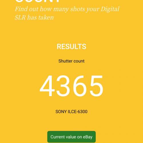 Sony a6300 body (約SC 4365)