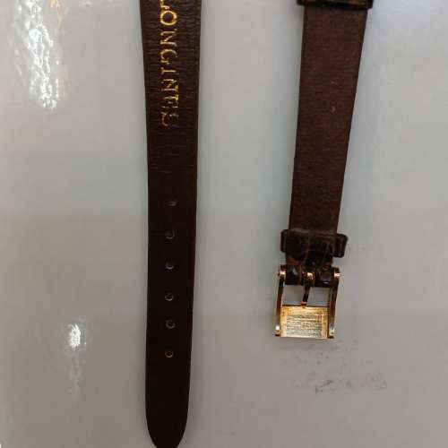 全新Vintage Longines 14mm Leather Strap w /12mm  Longines Buckle