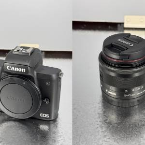 EOS M50 Mark II (黑) 連 EF-M 15-45mm 鏡頭 + Canon Speedlite 90EX