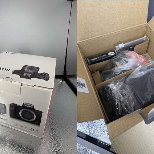 EOS M50 Mark II (黑) 連 EF-M 15-45mm 鏡頭 + Canon Speedlite 90EX