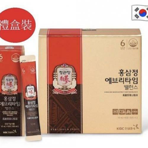 正官庄 高麗蔘溫和口服液 10mlx30包