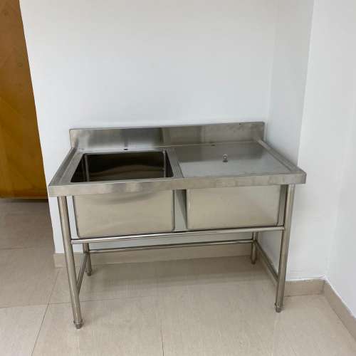 不銹鋼鋅盤+工作枱