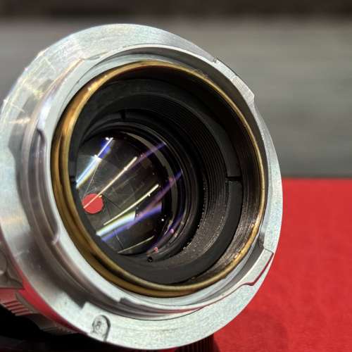 Leica Summicron v1 rigid 50mm f2 M lens with UV filter