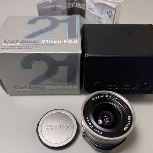 Carl Zeiss Contax G 21mm for G1 G2 including finder