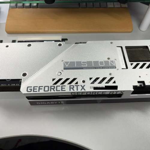 技嘉 Gigabyte GeForce RTX 3080 VISION OC 10G 顯示卡 白色